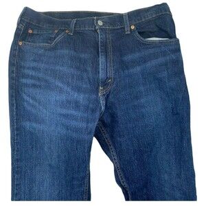 Levis Jeans Mens Size 38x27 Regular Fit 505 Medium Wash Denim Zipper Fly Blue